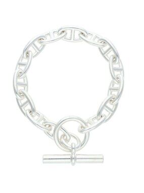Hermes Chaine D'ancre GM Silver Bracelet